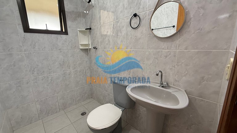 Apartamento frente ao mar com piscina com cascata