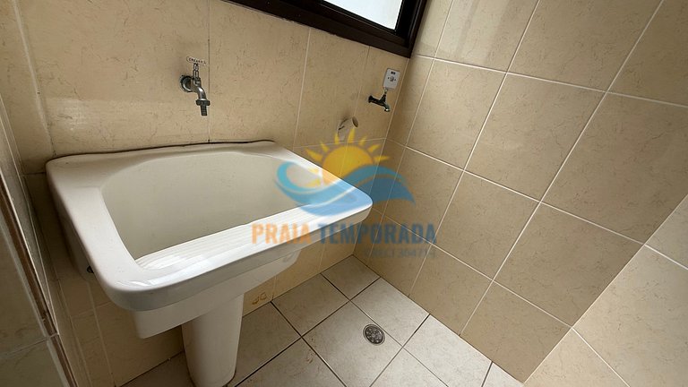Apartamento frente ao mar com piscina com cascata