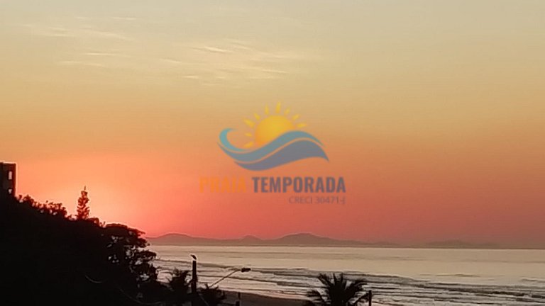 Suíte vista para o mar, banheira e café da manhã