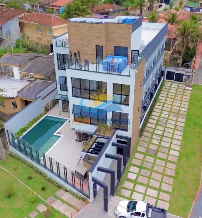 Pousada com piscina, sauna e café da manhã