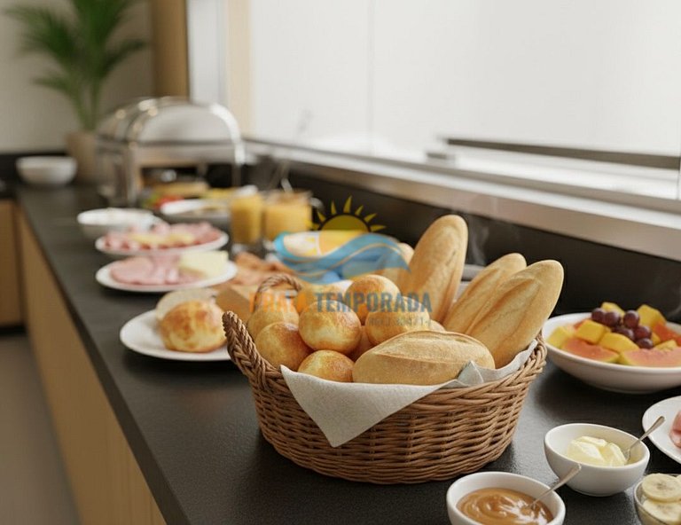 Suíte com Varanda Vista Mar e Café da Manhã