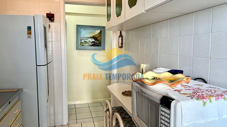 BM202 - Apê c/2 Dorm |1 Suíte| Ar Cond e Vista Mar