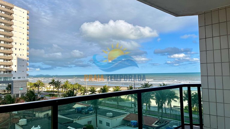 BM202 - Apê c/2 Dorm |1 Suíte| Ar Cond e Vista Mar