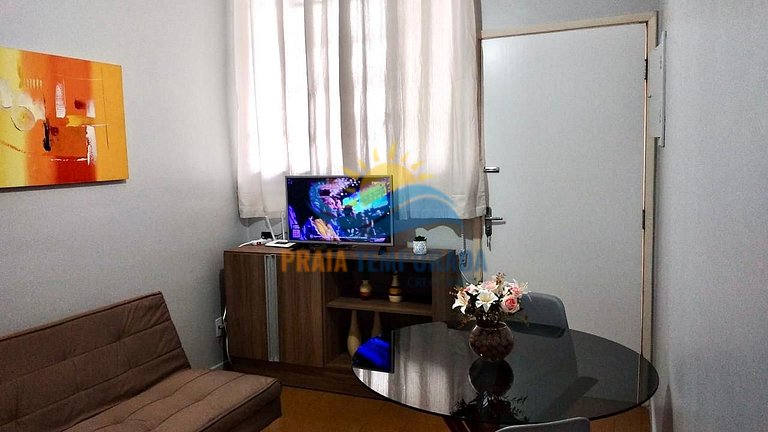 M095 - Apto Vista mar | 1 Dorm e Salão de Jogos