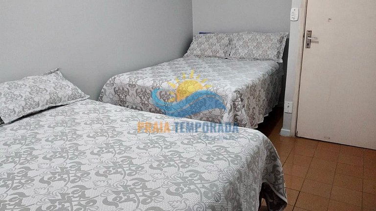 M095 - Apto Vista mar | 1 Dorm e Salão de Jogos