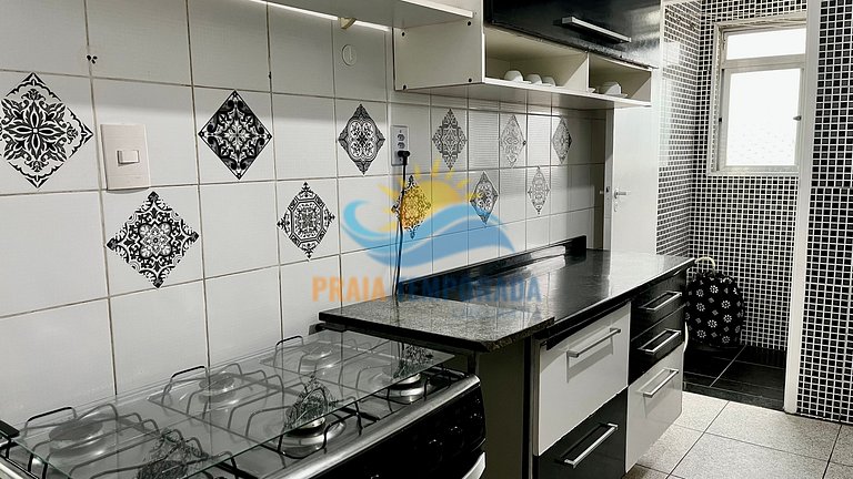 M202 - Prédio frente mar |1 Dorm Aconchegante e Wi-fi