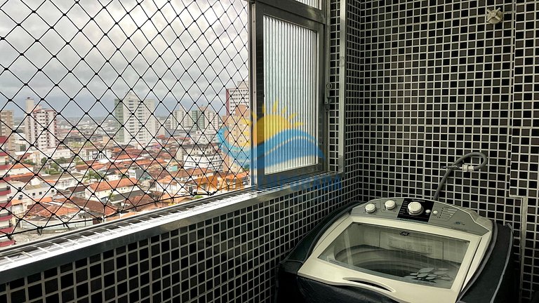 M202 - Prédio frente mar |1 Dorm Aconchegante e Wi-fi