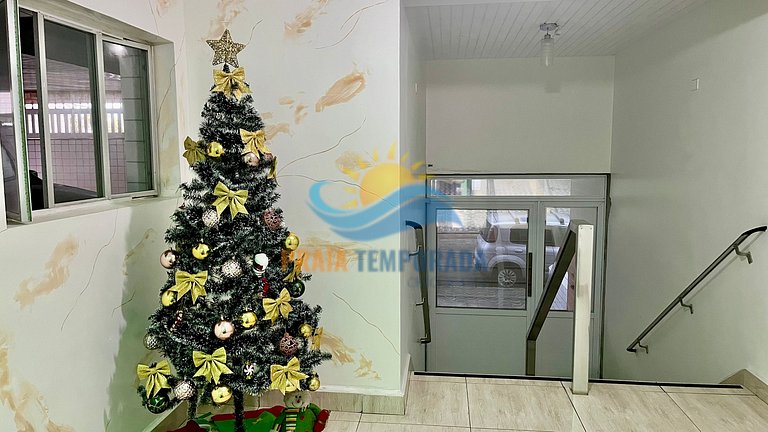 M202 Prédio frente mar|1 Dorm Aconchegante e Wi-fi
