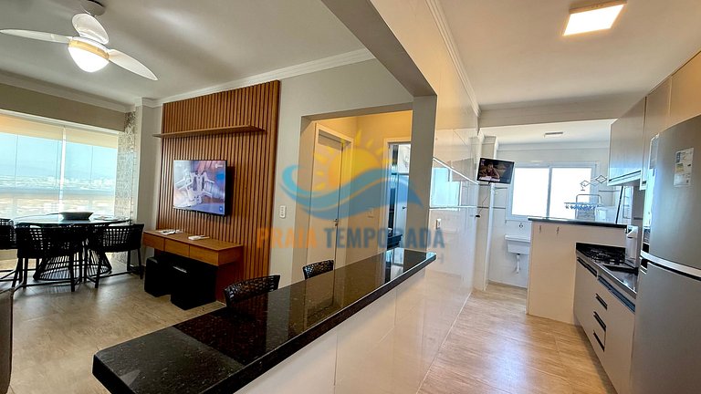 R145 - Apto com Vista p/Mar | Suíte| WiFi