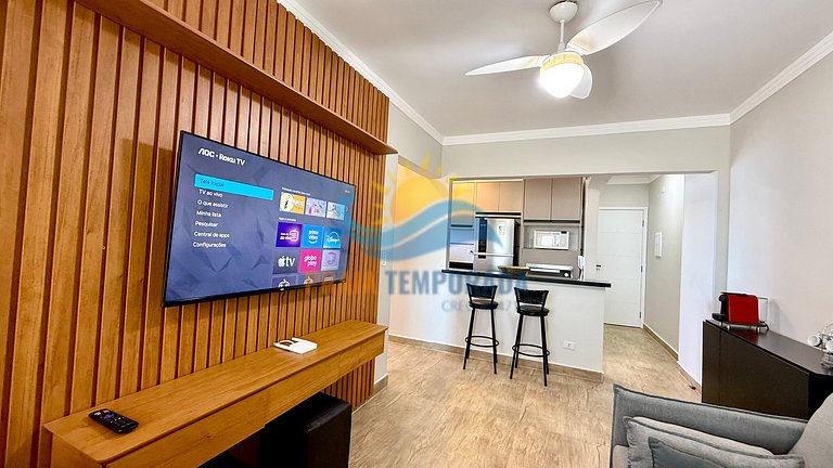 R145 - Apto com Vista p/Mar | Suíte| WiFi