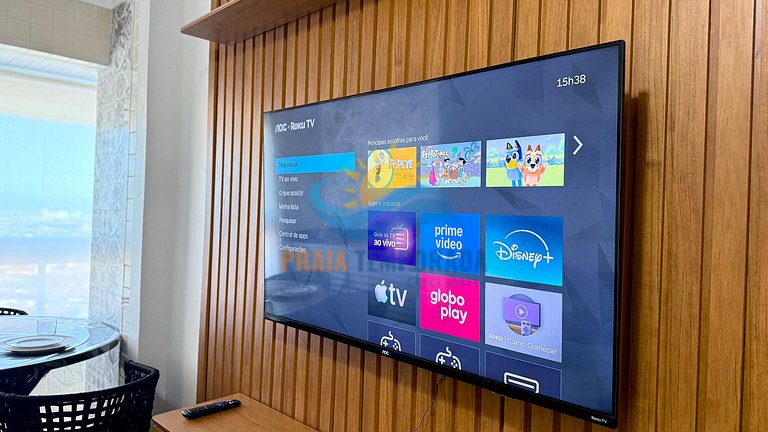 R145 - Apto com Vista p/Mar | Suíte| WiFi