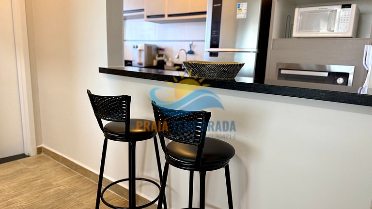 R145 - Apto com Vista p/Mar | Suíte| WiFi