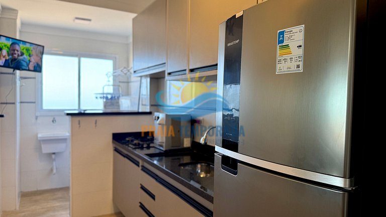 R145 - Apto com Vista p/Mar | Suíte| WiFi