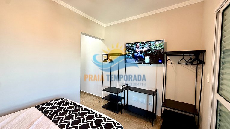R145 - Apto com Vista p/Mar | Suíte| WiFi
