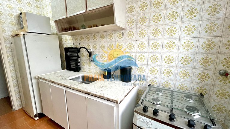 M095 - Apto Vista mar | 1 Dorm e Salão de Jogos