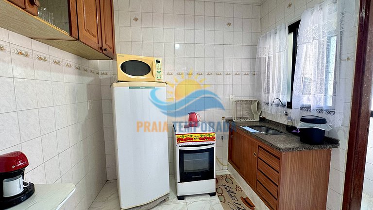 A055 - Apê c/ Vista Mar| 1 Dorm e Garagem