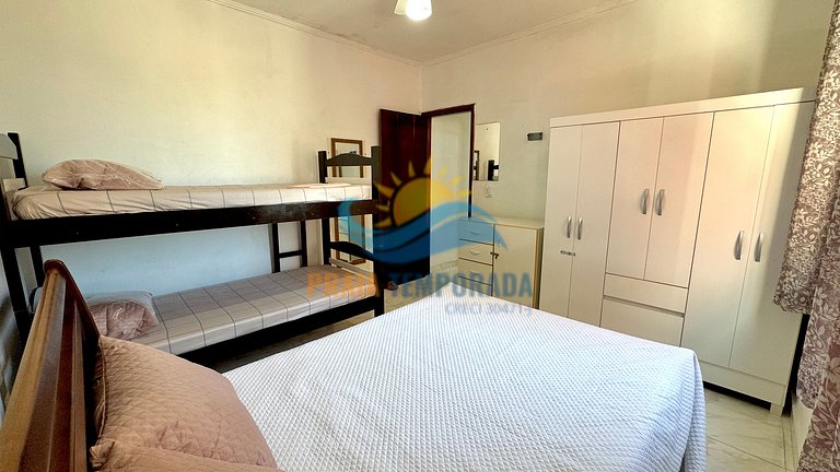 A055 - Apê c/ Vista Mar| 1 Dorm e Garagem