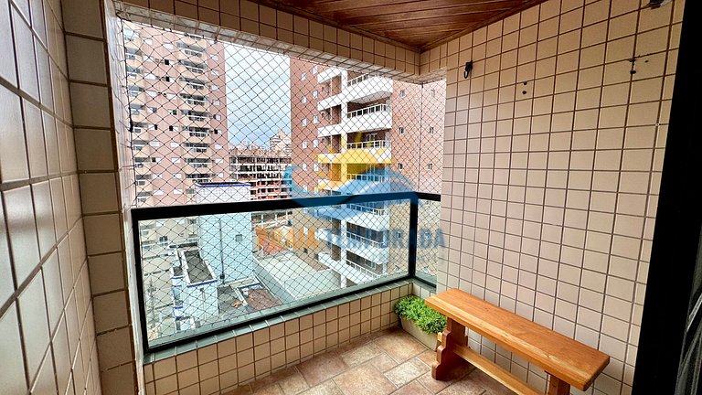 A077 - Apto c/ Sacada| 2 Dorm|Aprox. 100m da Praia