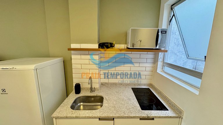 A209 Kitnet incrível c/ Ar Cond.| Wi-Fi e Smart TV