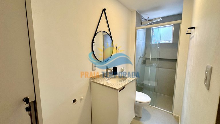 A209 Kitnet incrível c/ Ar Cond.| Wi-Fi e Smart TV