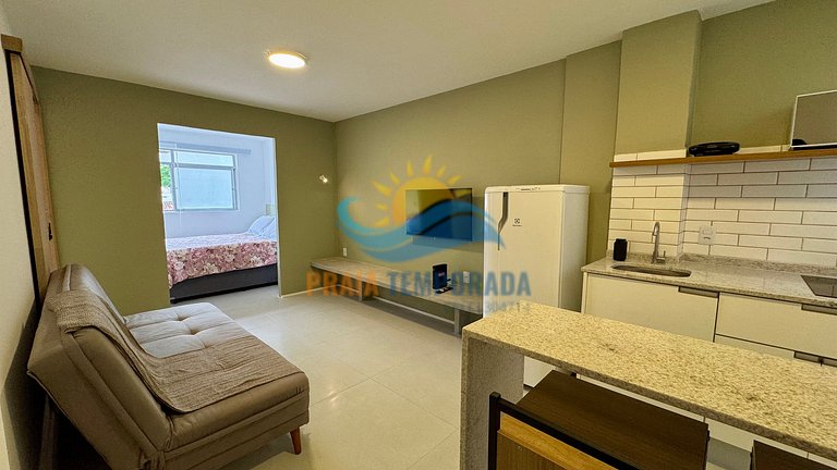 A209 Kitnet incrível c/ Ar Cond.| Wi-Fi e Smart TV