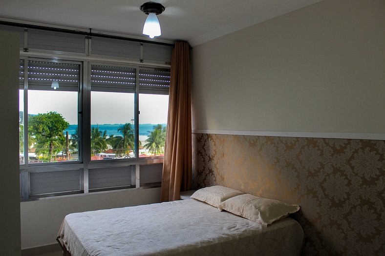 Lindo apartamento em São Vicente frente mar